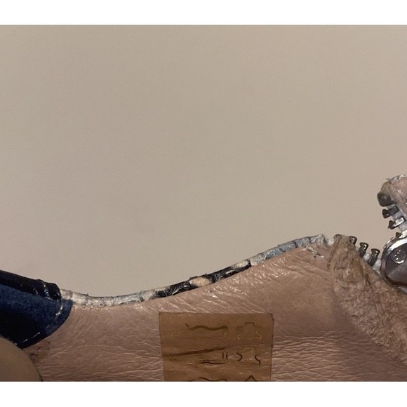 Softwaves Women's Python Print Sneaker Sz 8 Platform Arch Support No Laces, Zip - Picture 9 of 16